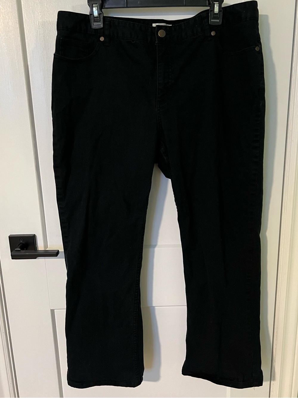 Northern Reflections Black capri Jeans 16 Petite